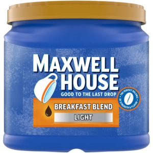 Maxwell House Light Roast Breakfast Blend Ground Coffee