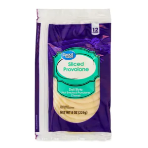 Great Value Deli Style Sliced Non-Smoked Provolone Cheese